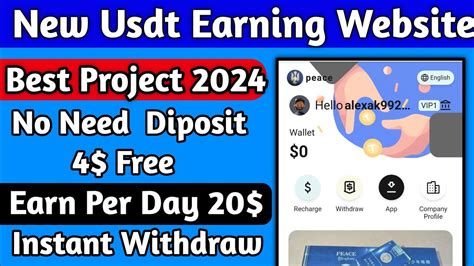 New Usdt Earning Site Usdt Money Making Website Free Usdt Mining