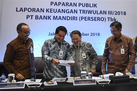 KINERJA BANK MANDIRI ANTARA Foto