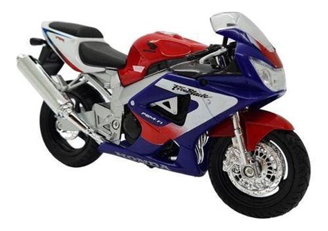 Miniatura Moto Honda Cbr 900 Rr Fireblade Metal 1 18 Welly