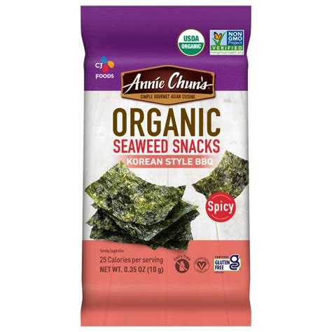 Bibigo Seaweed Snack Korean BBQ Flavor Publix Super Markets