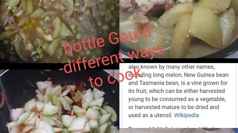 Bottle Gourd Dish Any Way You Like Youtube