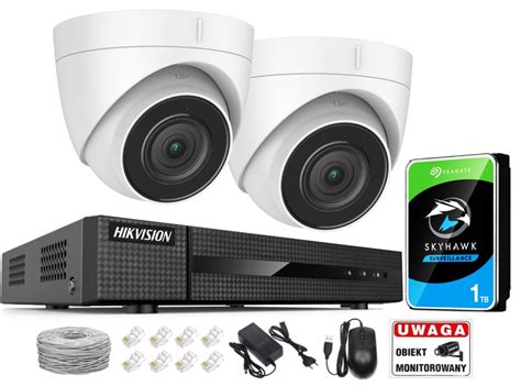 Zestaw Do Monitoringu Hikvision Kamery Poe Ir M Zewn Trzny Sklep