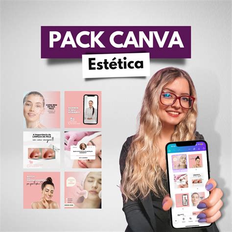 Pack Canva Estética Ingrid Vieira Moreira Hotmart