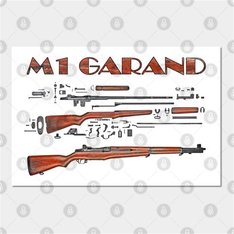 M1 Garand Semi Automatic Rifle M1 Garand Posters And Art Prints