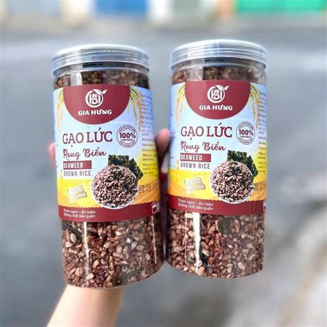 Gạo Lứt Rong Biển Gia Hưng - Hộp 320g – Siêu Thị Luxy