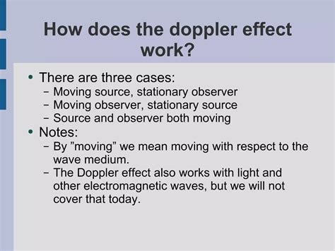 Doppler Effect with math | ODP