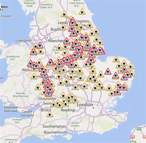 Storm Babet Flooding Map Shows Where Warnings Are In Place Across Uk