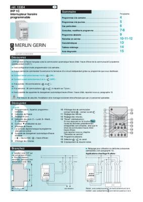 Horloge Merlin Gerin Multi 9 Ihp 2c