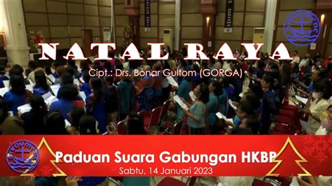 Koor Parompuon Hkbp Gabungan Natal Pgis Depok Natal Raya Youtube