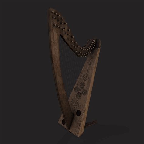 Medieval Harp - FlippedNormals