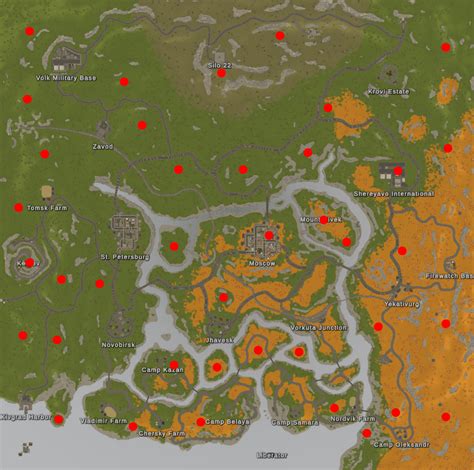 Unturned Russia Airdrop Locations and Loot Map - Increase Gaming