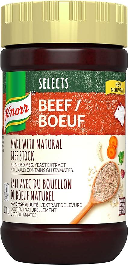 Knorr Selects Bouillon Powder Beef 200 G Amazon Ca Grocery