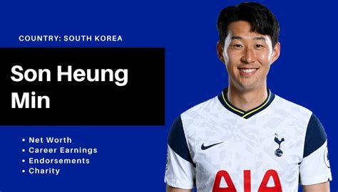 Son Heung Min Net Worth 2024: Salary, Earnings and Endorsements