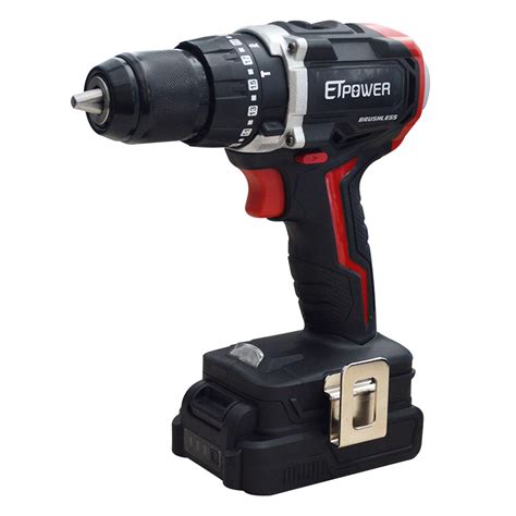 Etpower Brushless Cordless Drill Driver Kit V Mm Electric