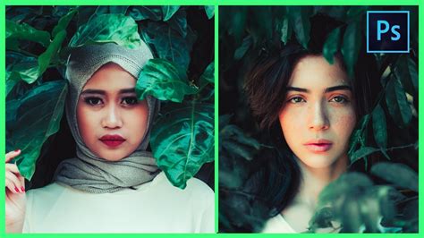 Color Effect Dreamy Green Color Grading Effect Photoshop Tutorial