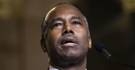 Hud Secretary Ben Carson Says He Intends To Leave His Post At End Of