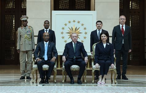 Ak Party Somali Ambassador Presents His Credentials To President