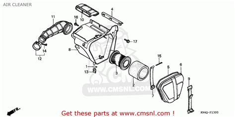 Honda Xr R Parts List