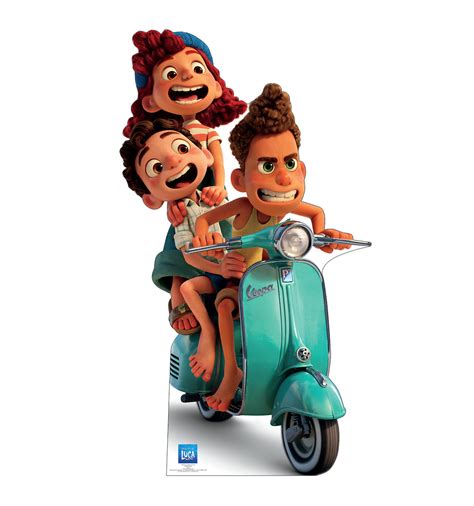 Luca, Alberto, and Giulia Cutout (Disney's Luca)