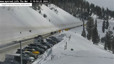 Canceled Crash On Teton Pass Travel Lane Blocked