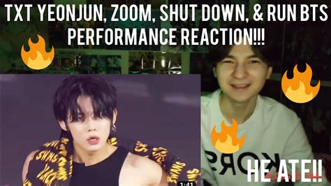 TXT YEONJUN 연준 ZOOM SHUT DOWN 달려라 방탄 Special Stage Performance