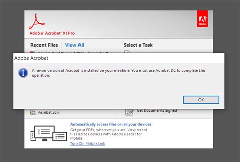 Desktop Acrobat Xi Stopped Working Dont I Own Th Adobe Community