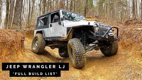 Built Jeep Wrangler Lj Full Build List Walk Around Youtube