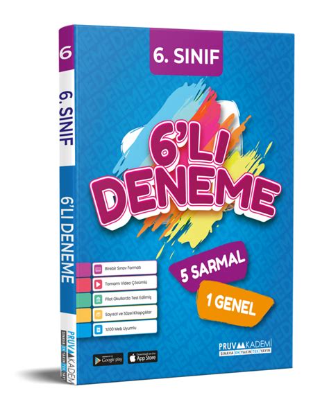 6 Sınıf 6 lı Deneme Pruva Akademi Yayıncılık