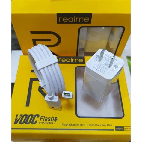 Realme Vooc Flash Charger Watts V A Micro Type C Usb Cable Type