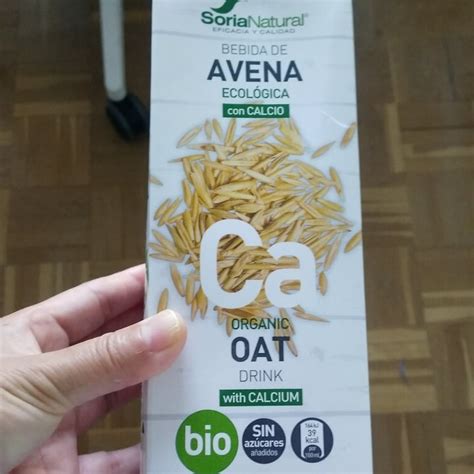 Soria Natural Bebida De Avena Ecologica Con Calcio Review Abillion