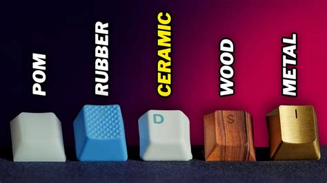 Keycap Materials A Complete Guide Dygma