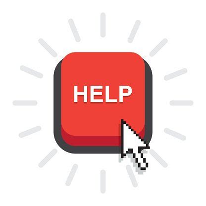 Help Button Icon, Vector Stock Vector | Royalty-Free | FreeImages