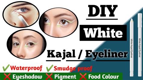 Diy White Kajaleyeliner At Home How To Make White Kajaleyeliner At