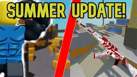 New Arsenal Summer Update Skins And New Maps Roblox Arsenal