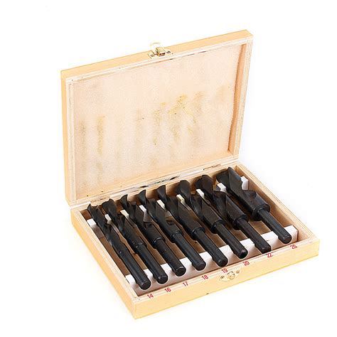 Reduced Shank Drill Bit Set 8 Piece HSS Bench Twist Drill Bits Metric