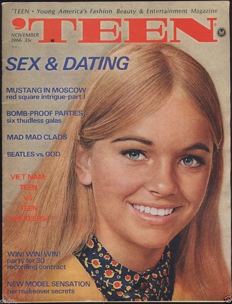 November 1966 Teen Magazine Teen Magazine Glamour Magazine Cover Glamour Magazine