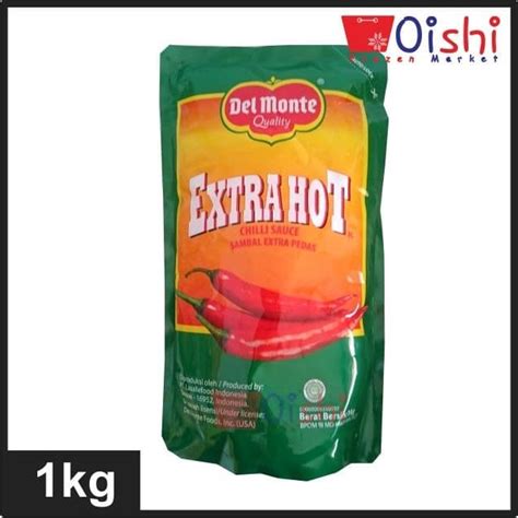 Jual DelMonte Extra Hot Saus Cabe Ekstra Pedas 1kg Del Monte Kota Palembang OISHI FROZEN