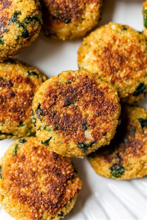 Spinach And Quinoa Patties Skinnytaste