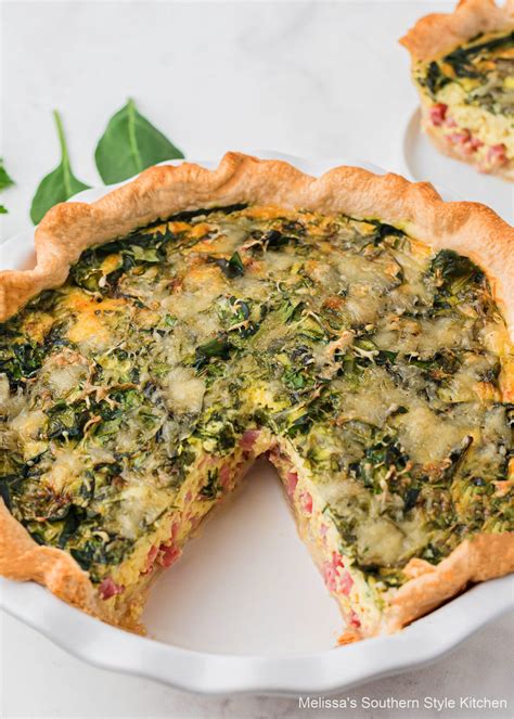 Ham And Spinach Quiche