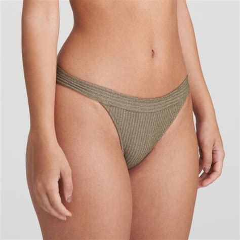 Marie Jo Swim Tinjis Brazilian Bikini Hose Golden Olive Annadiva