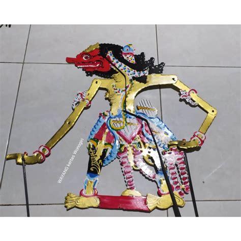 Jual Wayang Kulit Kertas Mainan Burisrawa Burisrowo Ukuran Standar