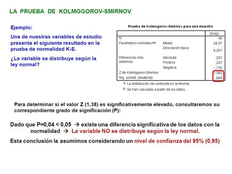 Prueba De Normalidad Kolmogorov Smirnov Ejemplo Nuevo Ejemplo