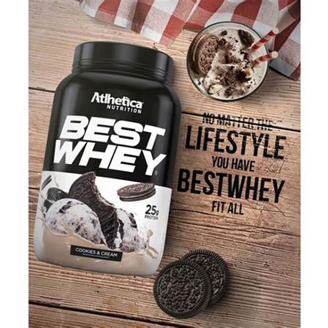 Best Whey Sach G Cookies Cream Atlhetica Nutrition Otimanutri