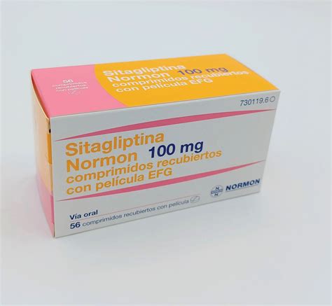 Sitagliptina Normon Efg 100 Mg 28 Comprimidos Recubiertos Blister Al