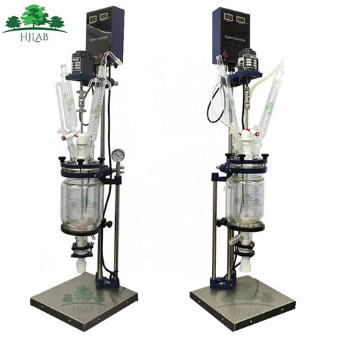 Laboratory L L L L Jacketed Glass Reactor With Borosilicate Glass