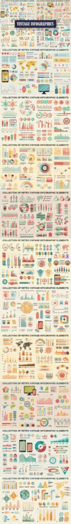 Vintage Infographics – MasterBundles