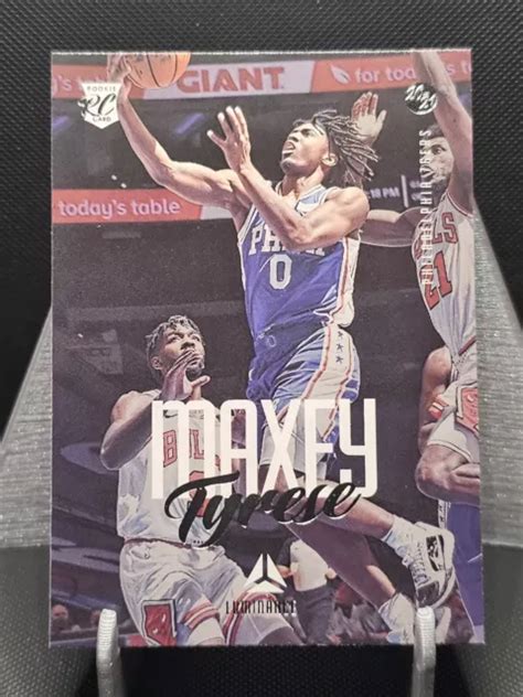 2020 21 PANINI CHRONICLES Basketball NBA Luminance Tyrese Maxey 165