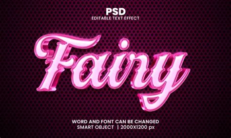 Fairy Text Effect | Free Photoshop PSD File