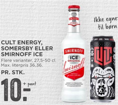 Smirnoff Ice Rtd Cider Meny Oktober Alle Tilbudsavis