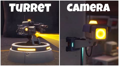 Destroy Sentry Cameras Or Sentry Turrets Fortnite Chapter Season